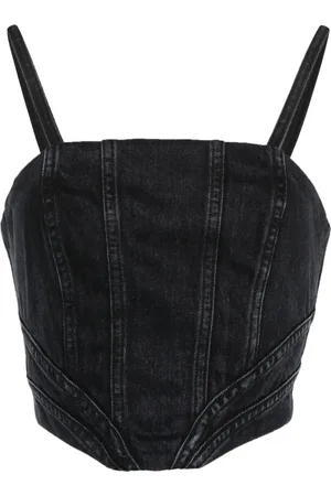 AMIRI Haut Corset à coupe crop