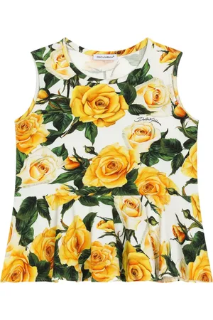 Dolce & Gabbana Blouse à roses imprimées