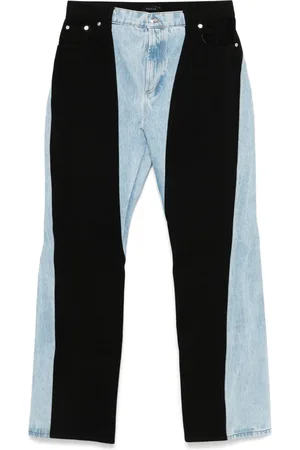MUGLER Jean droit à design colour block