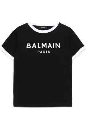 Balmain T-shirt à logo embossé