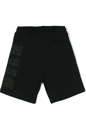 Msgm Short en coton à logo imprimé
