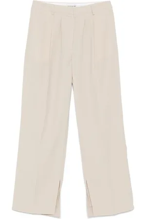 Herskind Pantalon à détails plissés