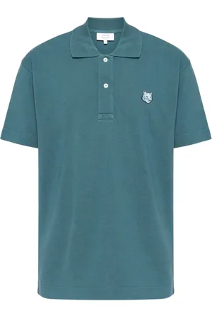 Maison Kitsuné Polo à patch Bold Fox Head