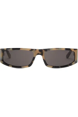 Courrèges Lunettes de soleil fine à monture rectangulaire