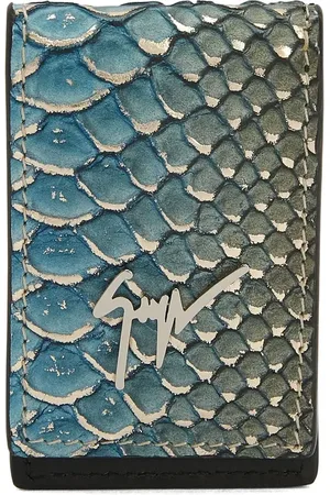 Giuseppe Zanotti Porte-cartes Albert à plaque logo