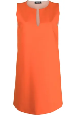 Fabiana Filippi Robe courte sans manches à col v