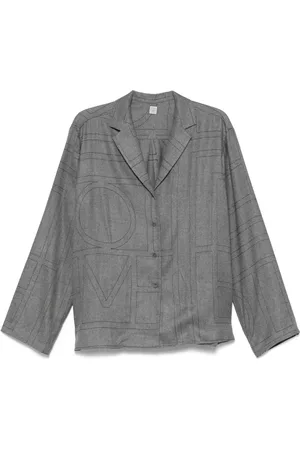 Totême Chemise à motif monogrammé