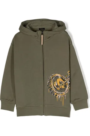 Il gufo Veste zippée à logo imprimé