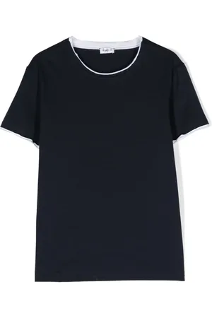 Il gufo T-shirt en coton à bords francs