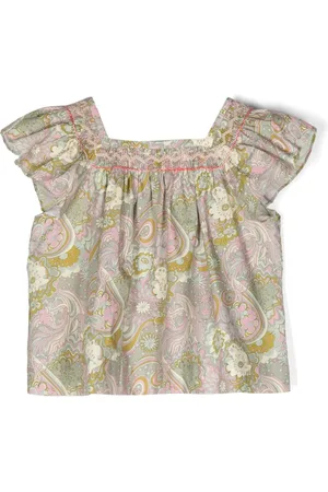 BONPOINT Blouse en coton à fleurs
