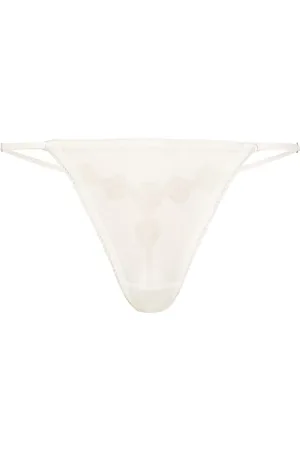 Kiki de Montparnasse String Chouchou à applioqué floral