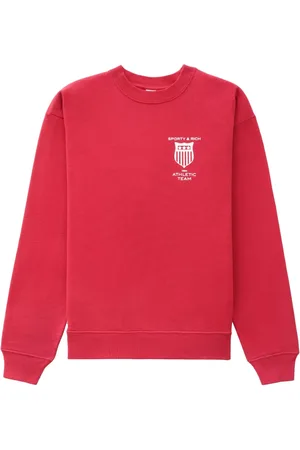 Sporty & Rich Sweat en coton Athletic Team à col rond