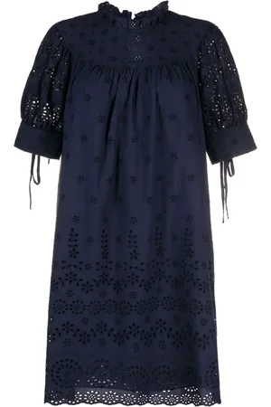 Ralph Lauren Chemise en coton à œillets brodés