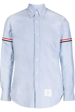 Thom Browne T-shirt à bandes RWB