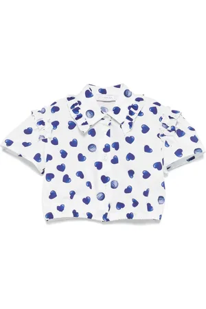 MONNALISA Blouse à motif cœur imprimé