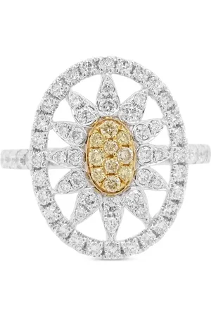 HYT Jewelry Bague en or 18ct et platine sertie de diamants