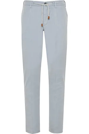 ELEVENTY Pantalon droit à lien de resserrage