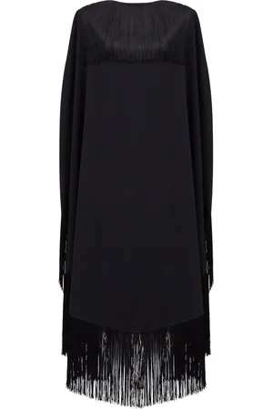 Maison Margiela Robe mi-longue ceinturée à franges