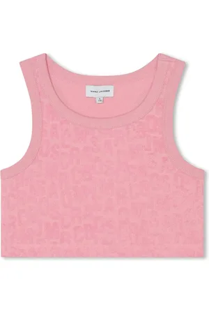 Marc Jacobs Haut crop à logo en jacquard