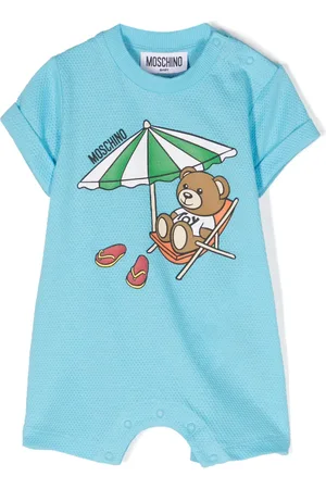 Moschino Barboteuse Teddy Bear en coton