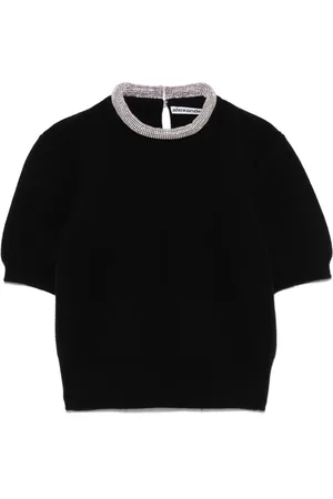Alexander Wang T-shirt à ornements en cristal