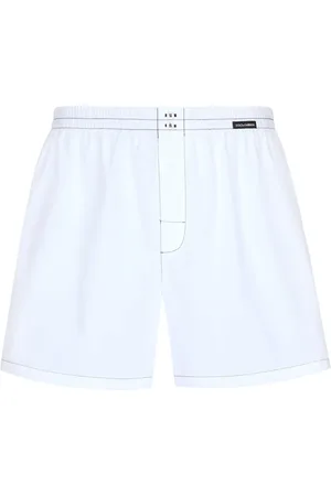 Dolce & Gabbana Boxer en coton à patch logo