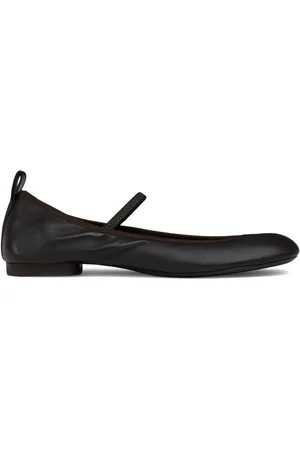 LEMAIRE Ballerines en cuir à bout carré