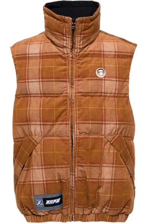 A Bathing Ape Gilet matelassé à design réversible