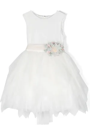 Mimilù Robe en tulle à détail de broche