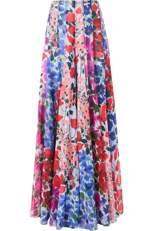 Carolina Herrera Pantalon palazzo à imprimé Jardin