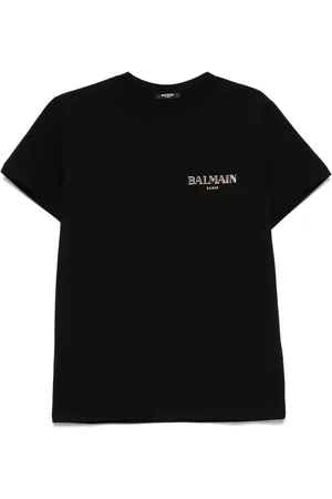 Balmain T-shirt à logo appliqué