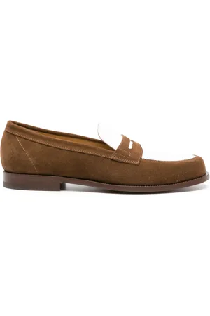 Scarosso Mocassins en daim à design bicolore