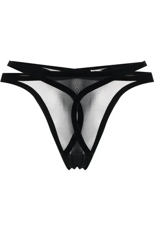 Wolford X Mugler string Flock Shaping