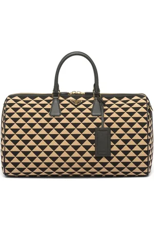 Prada Sac de voyage à broderies Symbole