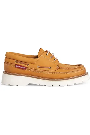 Dsquared2 Chaussures bateau en cuir à lacets