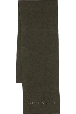 Givenchy écharpe en laine à logo brodé