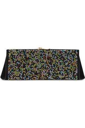 Salvatore Ferragamo Pochette à ornements en cristal