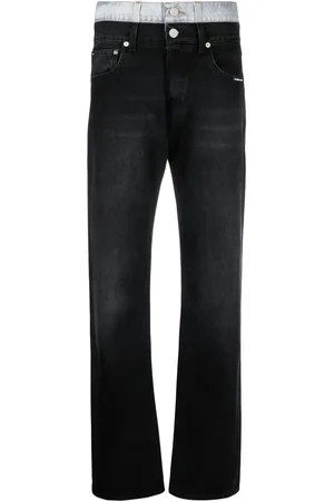 VTMNTS Jean droit à taille mi-haute