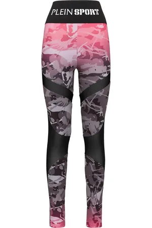 Philipp Plein Legging taille haute à motif camouflage