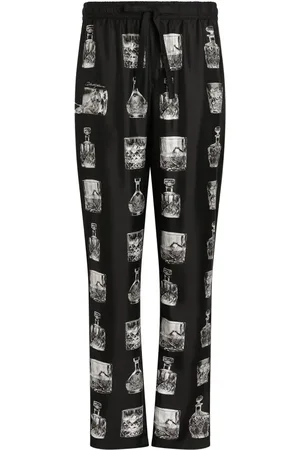 Dolce & Gabbana Pantalon de pyjama à imprimé Whisky