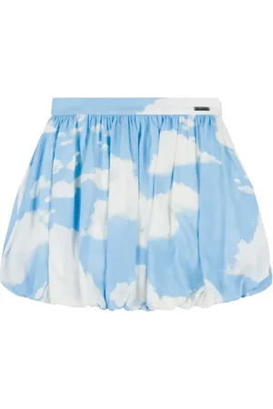 Moschino Jupe à imprimé nuage