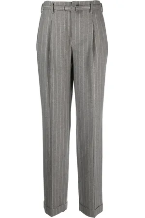 Ralph Lauren Pantalon de teilleur en laine à rayures