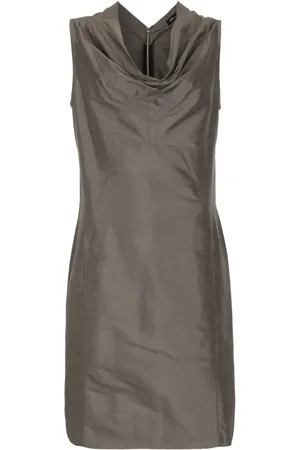 Uma Raquel Davidowicz Robe mi-longue en soie à col bénitier