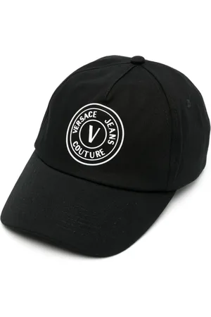 VERSACE Casquette en coton à logo imprimé