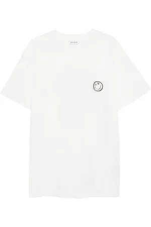 ANINE BING T-shirt Walker Tee Trip en coton