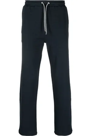 corneliani Pantalon de jogging en coton à lien de resserrage