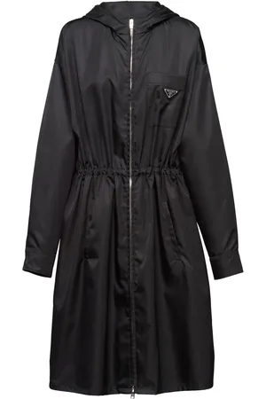 Prada Imperméable Re-Nylon à capuche