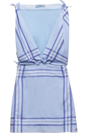 Prada Robe courte à carreaux