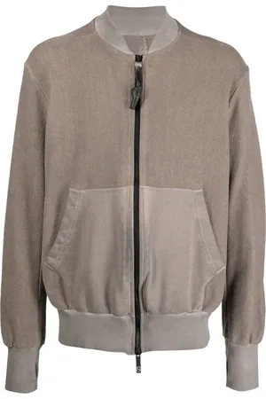 ISAAC SELLAM EXPERIENCE Bomber zippée à coutures apparentes