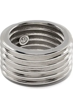 Maison Margiela Bague épaisse à design nervuré